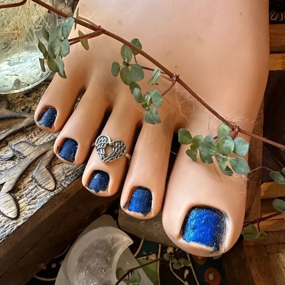 Angel Wings Sterling Silver Toe Ring